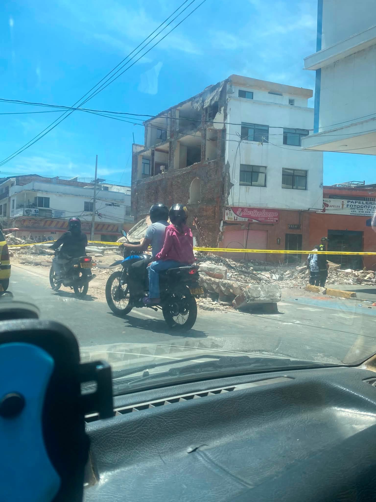 Earthquake impact in Cali, Colombia